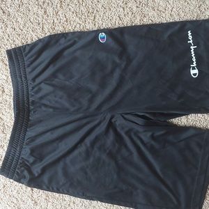 Youth champion black athletic shorts